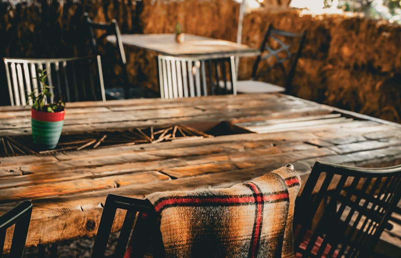 Seasons pizza cozy interior dining room in Baltimore